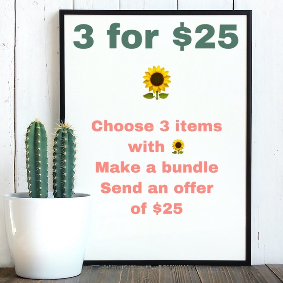 🌻🌻🌻 3 for $25 SALE 🌻🌻🌻 - Picture 1 of 1